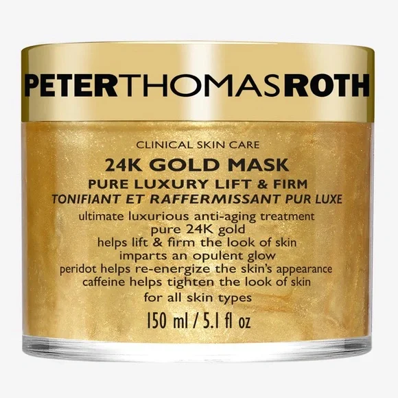 Brand New in Box Peter Thomas Roth Luxury 24K Gold Mask 150 ML / 5.0 FL OZ Large
